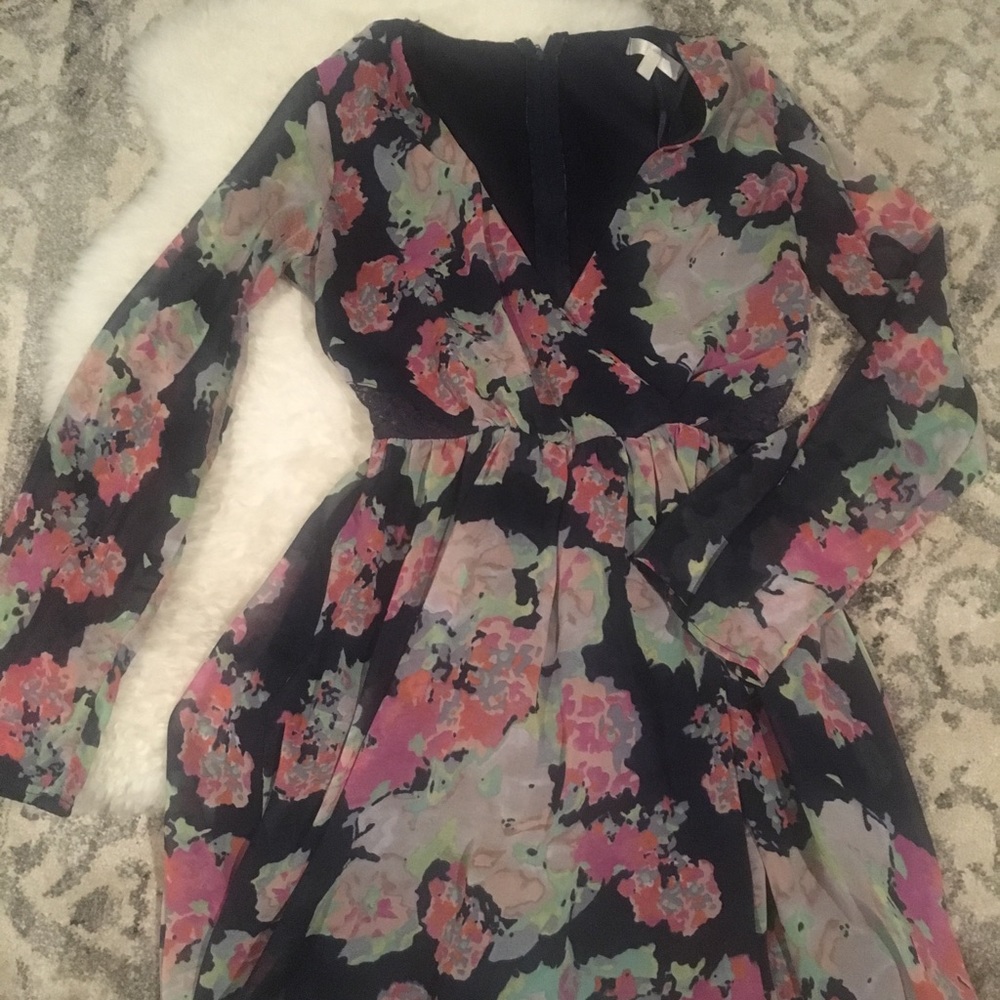 Topshop Floral Dress